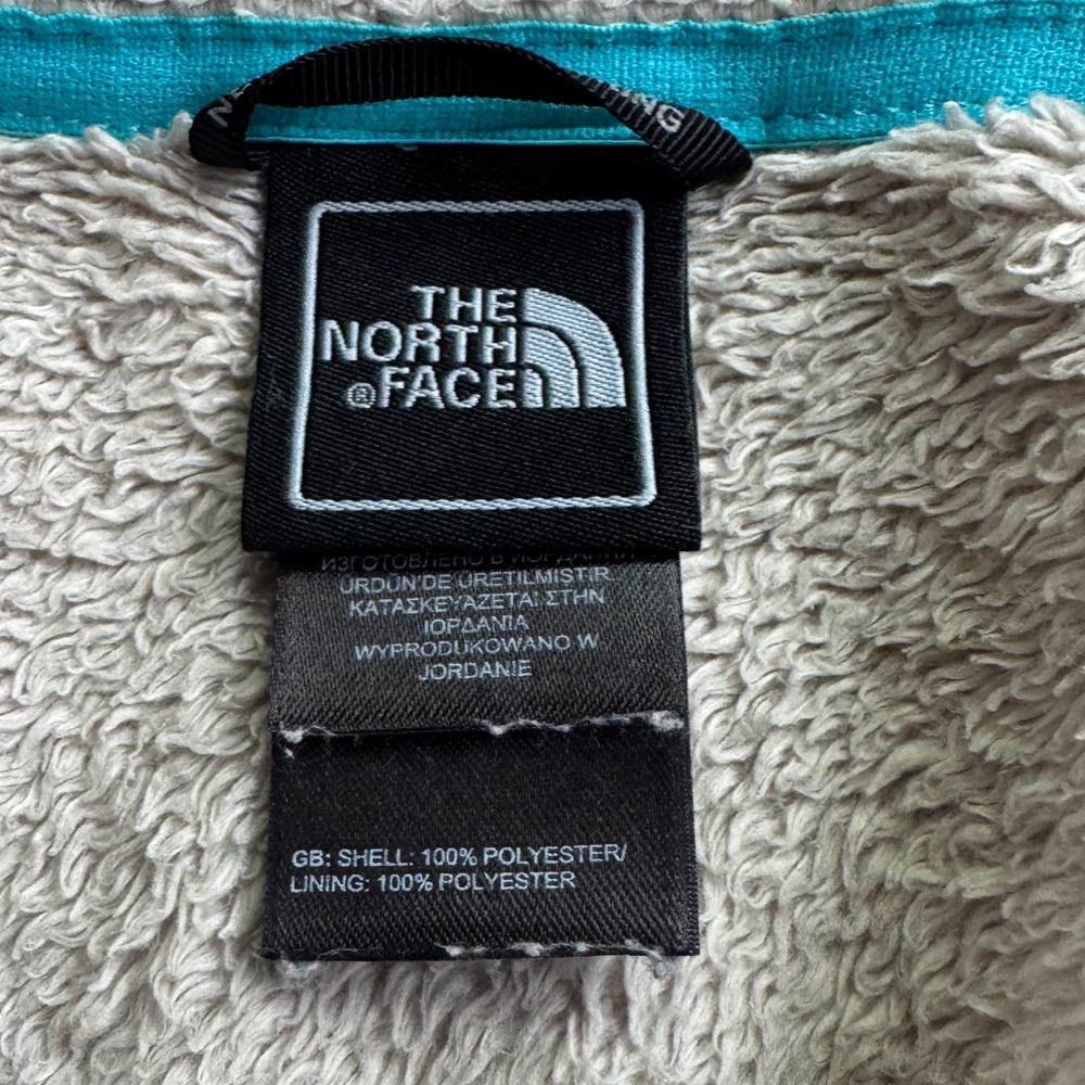 Northface beige women's fleece jacket size large - Picture 7 of 10